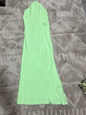 Women’s Free People Beach Light Green Halter Dress Sz XL